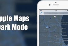 Apple Maps Dark Mode