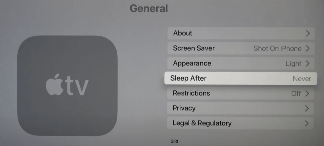 Apple TV Sleep Timer