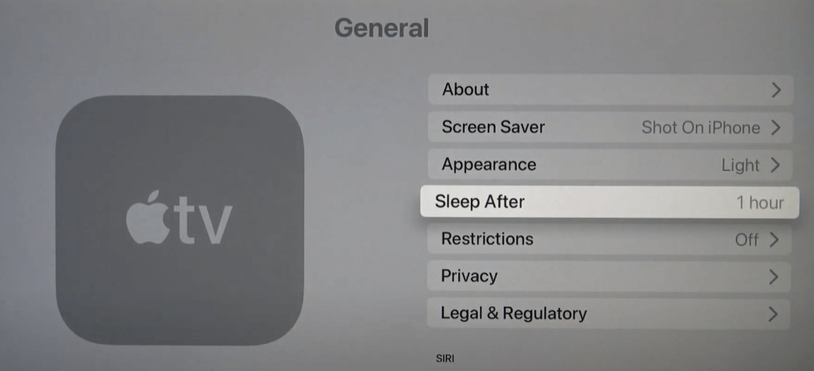 Apple TV Sleep Timer