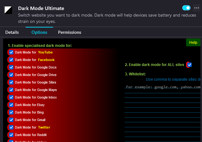 Dark Mode Ultimate 