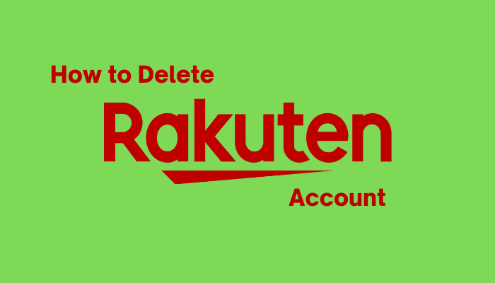 How to Delete Rakuten Account