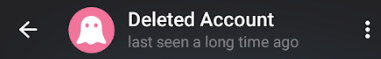 Deleted Telegram Account