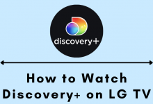 Discovery Plus on LG Smart TV