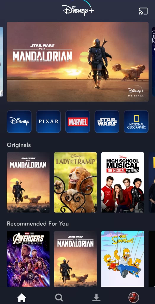 Disney+ On Panasonic TV ? 