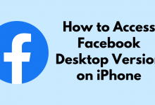 How to Access Facebook Desktop Version on iPhone