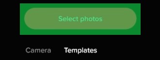  click the Select photos option.