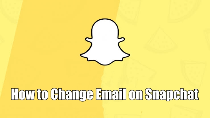 how to change email on snapchat when logged out