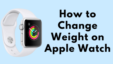 How to Change Weight on Apple Watch