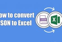 How to Convert JSON to Excel