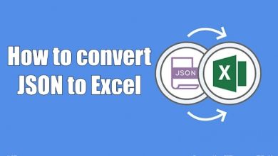 How to Convert JSON to Excel