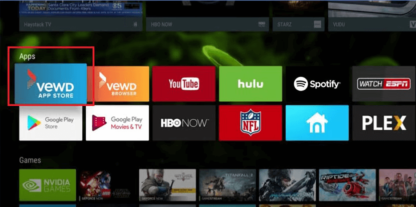 Download Apps on Sharp Smart TV using VEWD app