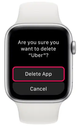 Delete Unused Apps to Free Up Space on Apple Watch