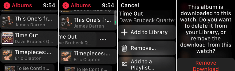 Remove Music Files to Free Up Space on Apple Watch