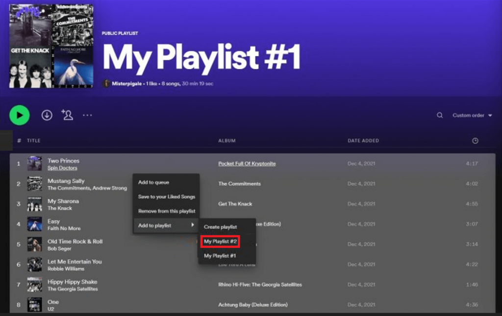 Merge Spotify Playlists using third-party apps