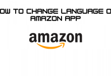 How to change Language on Amazon app
