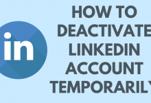 How to deactivate LinkedIn account