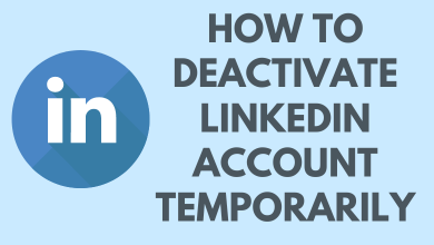 How to deactivate LinkedIn account