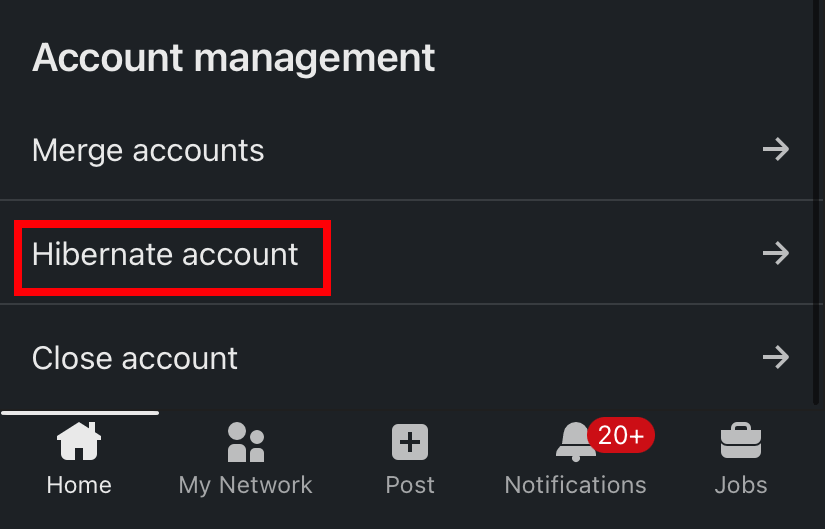 How to deactivate LinkedIn account