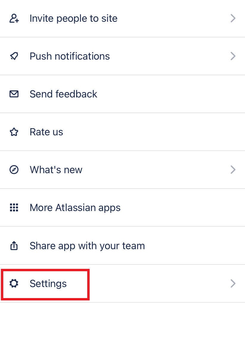 Jira App Settings