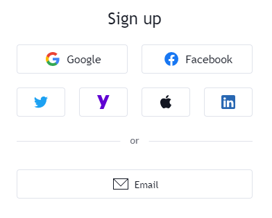 Select any social media platform