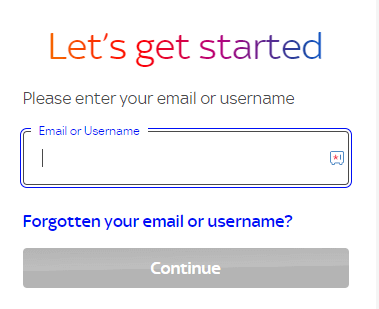 Sign In to watch Sky Go on Samsung TV