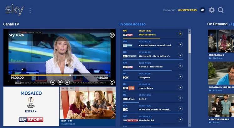 Watch Sky Go on LG smart TV