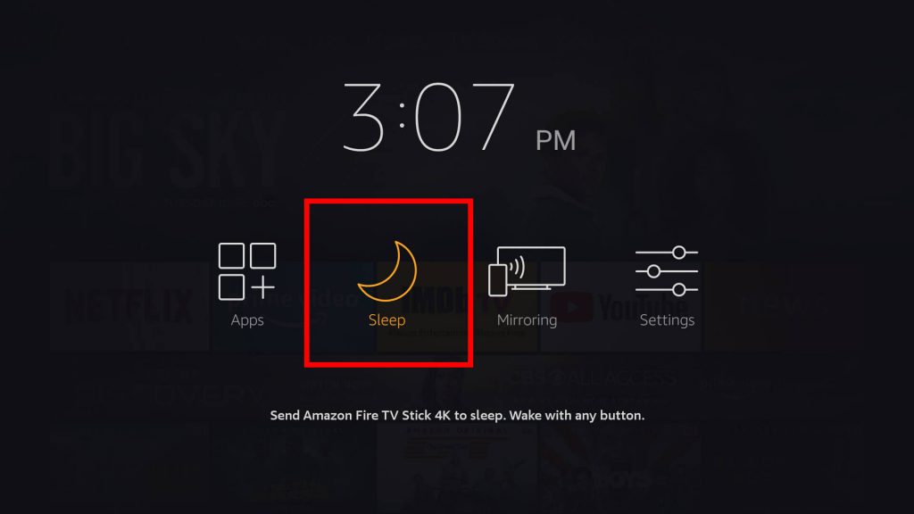 Sleep Timer on Firestick