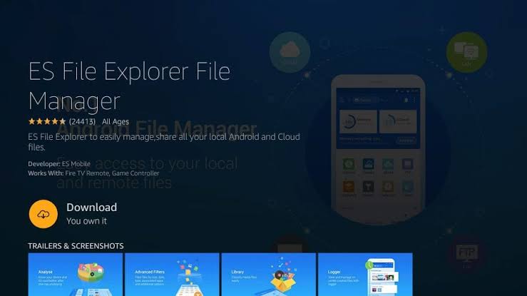 Install ES File Explorer.