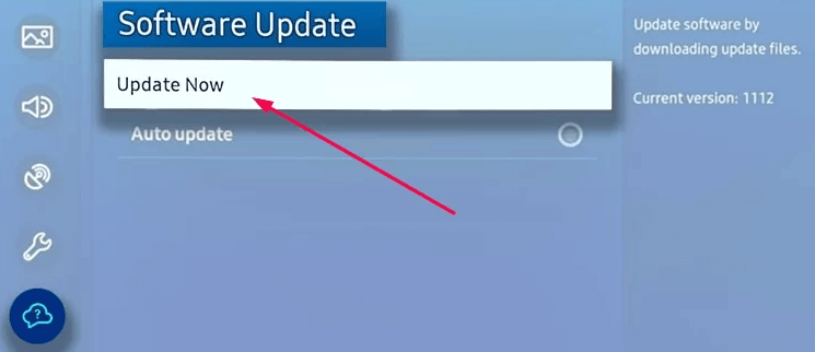 Click Update Now button on the screen