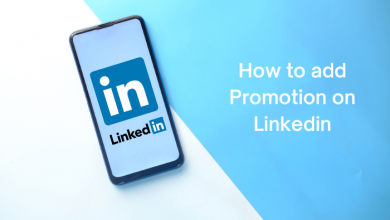 How to add Promotion on Linkedin