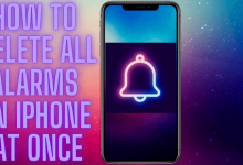 how to delete all alarms on iphone at once