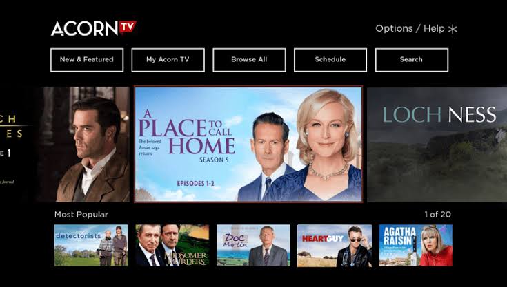 Watch Acorn TV on Roku 