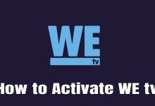 Activate WE tv