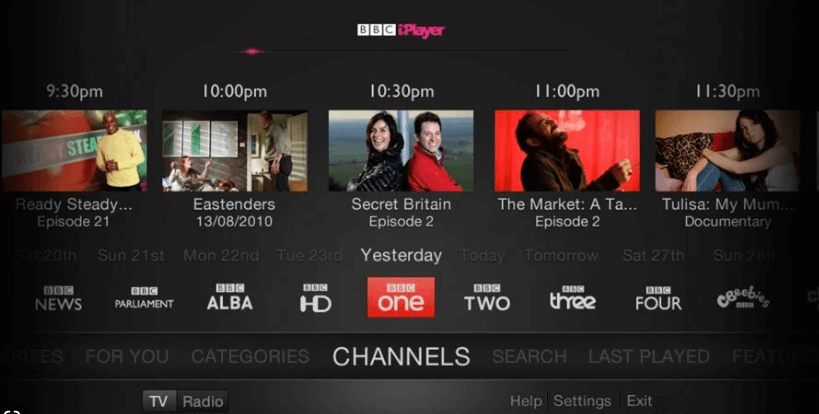 start streaming the BBC iPlayer content on your LG Smart TV