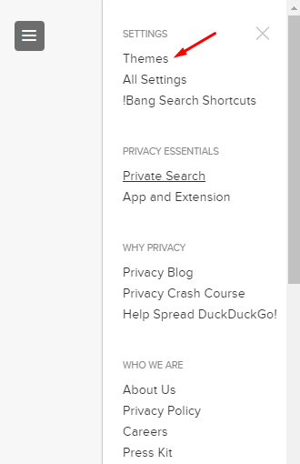 DuckDuckGo Dark Mode