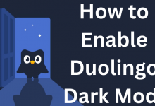 Enable Duolingo Dark Mode