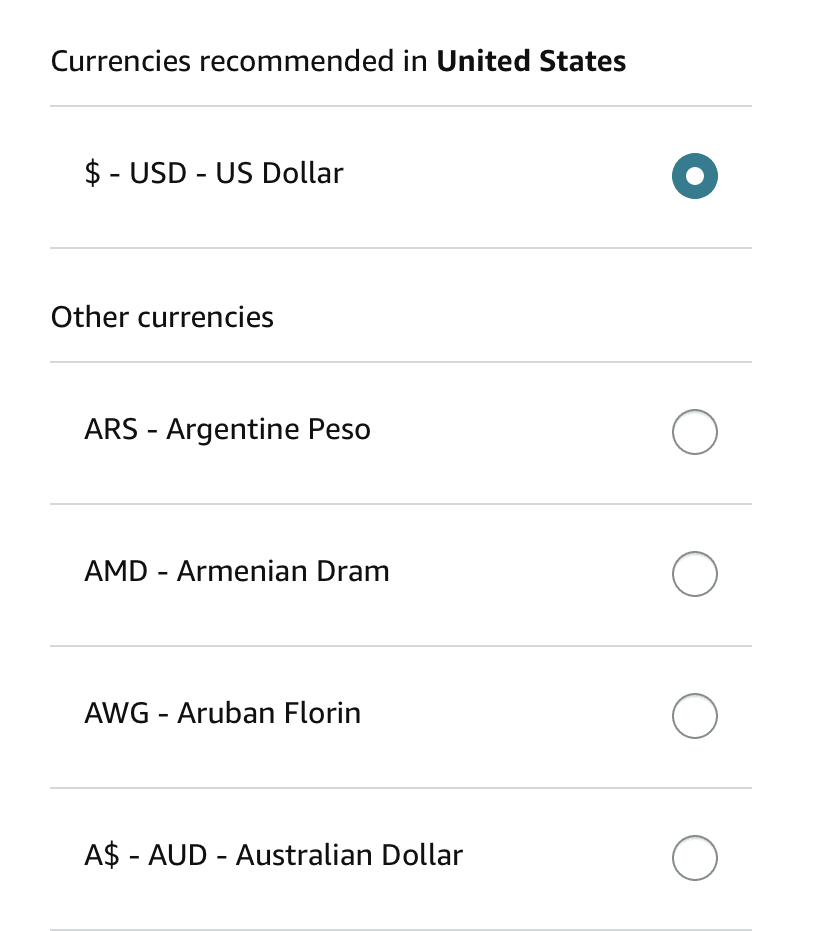 How to Change Currency on Amazon App