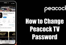 How to Change Peacock Password