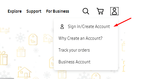 Sign In/Create Account