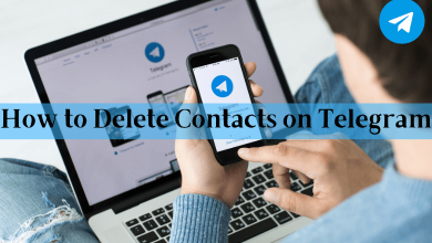 How to delete contacts on Telegram