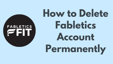 How to Delete Fabletics Account