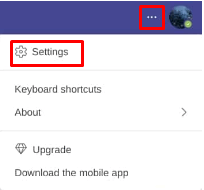 Select Settings