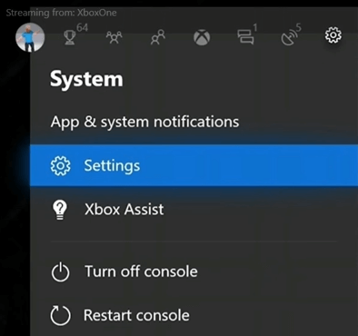 Xbox One Settings