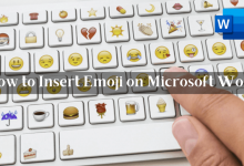 How to insert emoji on Microsoft Word