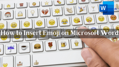 How to insert emoji on Microsoft Word