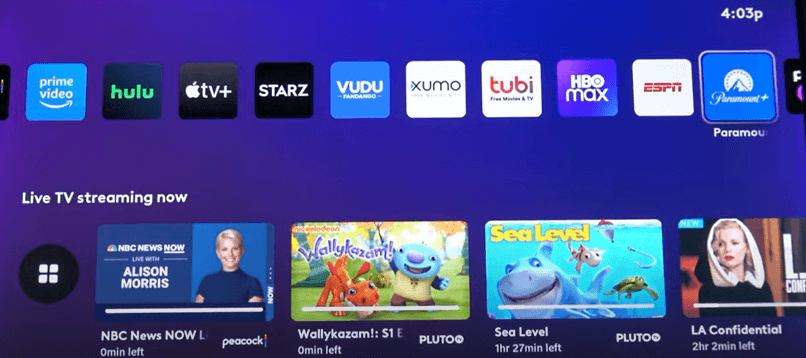 Install Paramount Plus on Vidaa TV or XClass TV