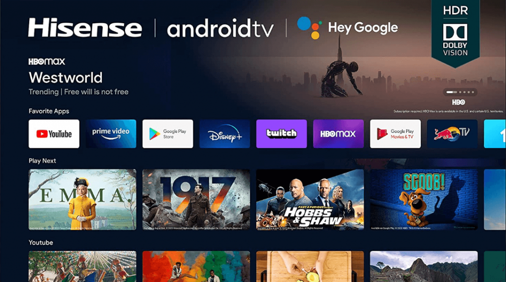 Get Paramount+ on Hisense Android TV
