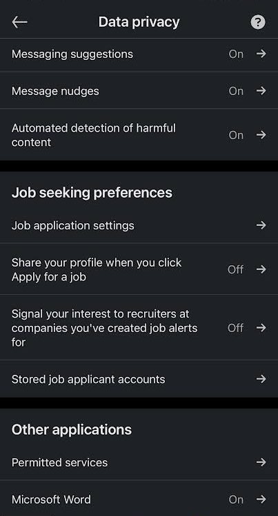 how to remove resume from linkedin mobile app