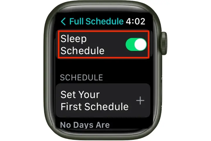 Track Sleep on Apple Watch