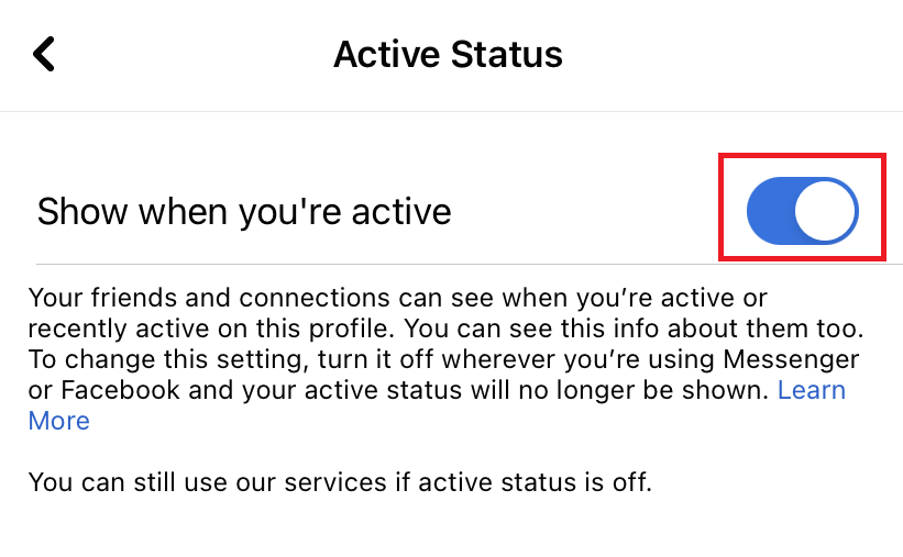 How to Turn Off Active Status in Facebook Messenger